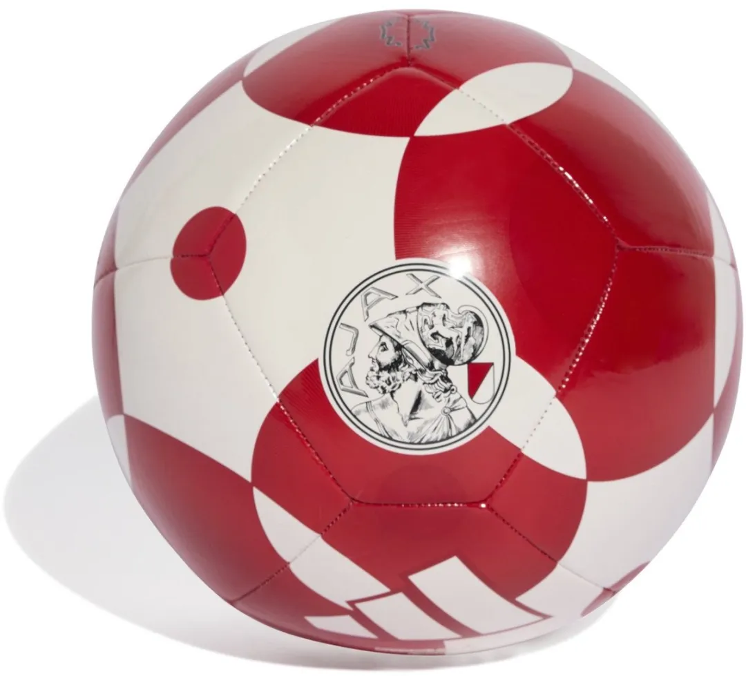 adidas Voetbal Ajax Club - Maat 5 - Rood/Wit