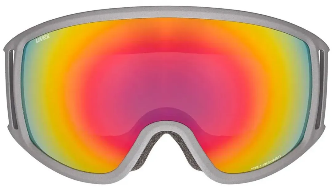 Uvex Topic FM Skibril - Rhino Matt/Rainbow Rose