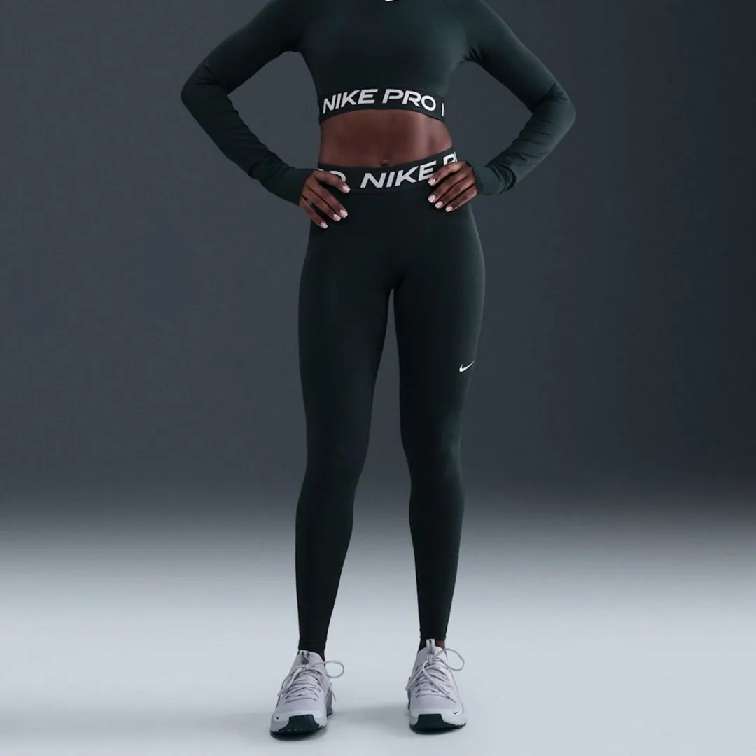Nike Pro 365 Tight Dames Trainingsbroek S - Donkergroen