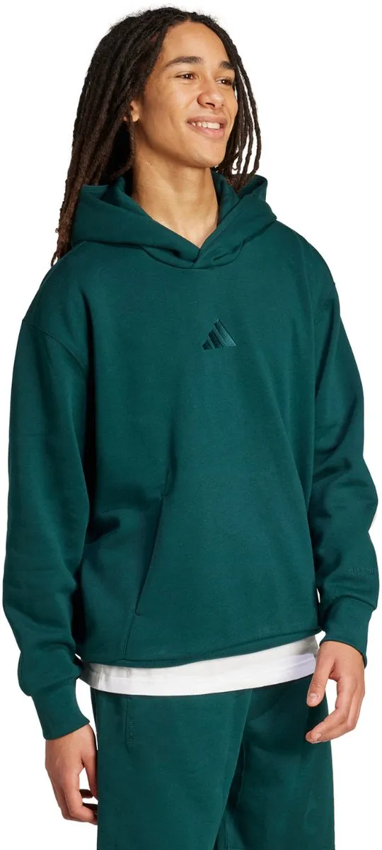 adidas ALL SZN Fleece Hoodie Heren - Groen XL - afbeelding 6 van 6