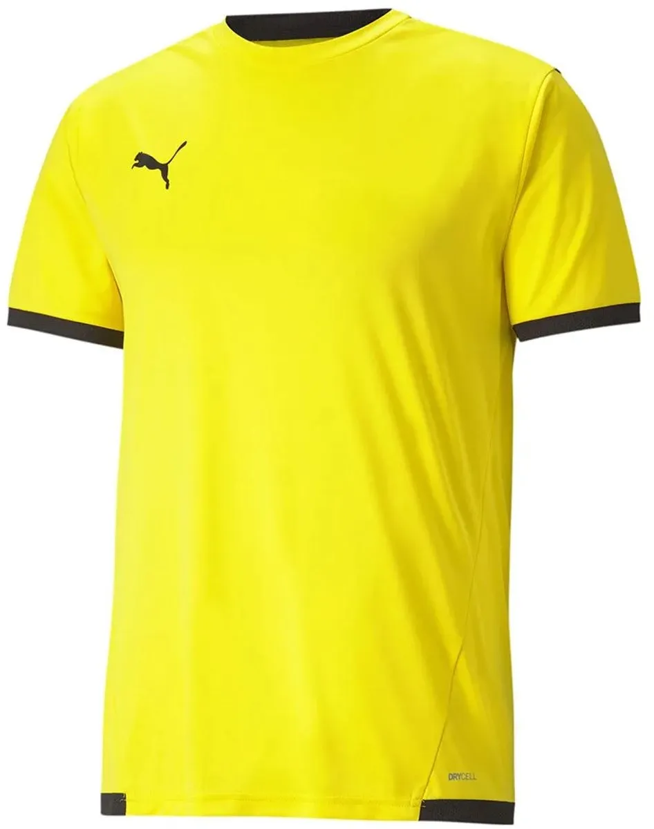 PUMA Teamliga Shirt Heren - Geel/Zwart L