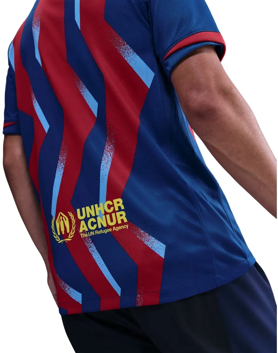 Nike FC Barcelona M NK DF JSY SS Stads Shirt Heren - Blauw L