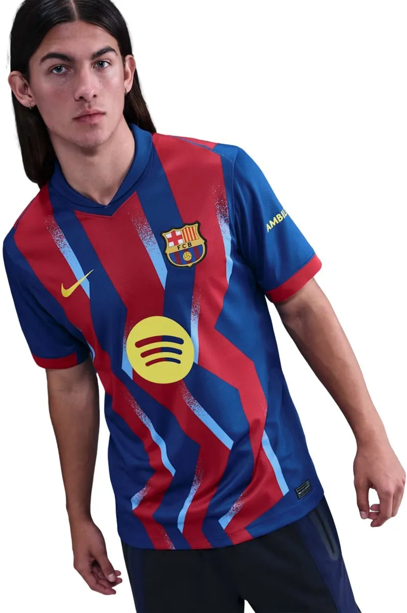 Nike FC Barcelona M NK DF JSY SS Stads Shirt Heren