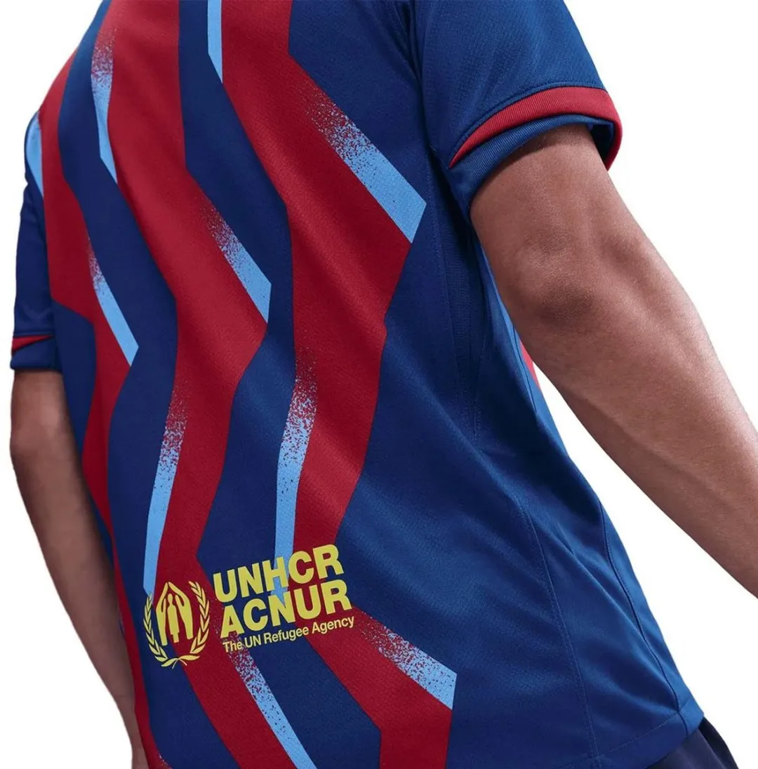 Nike FC Barcelona M NK DF JSY SS Stads Shirt Heren - Blauw L - afbeelding 6 van 6