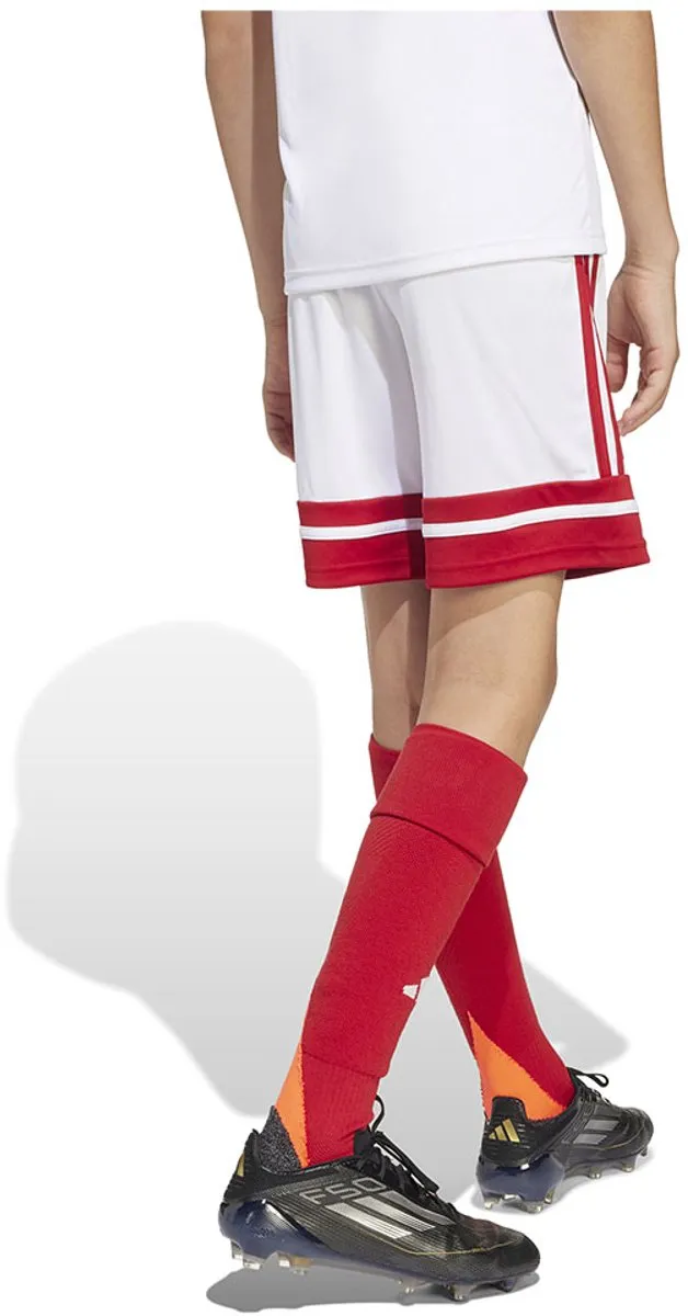 Adidas Squadra 25 Korte Broek - 5-6 jaar - Wit