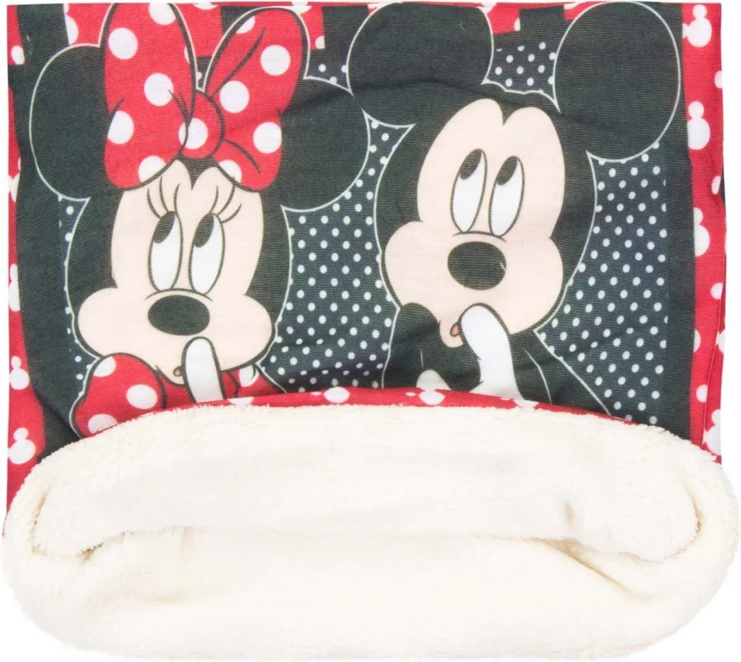 Disney Minnie Mouse Nekwarmer - Zwart/Rood