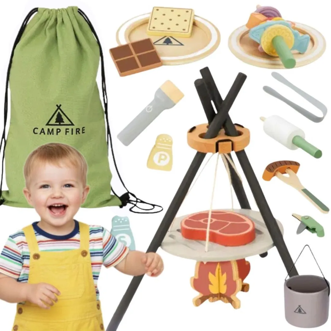 Tooky Toy Houten Camping Kookset