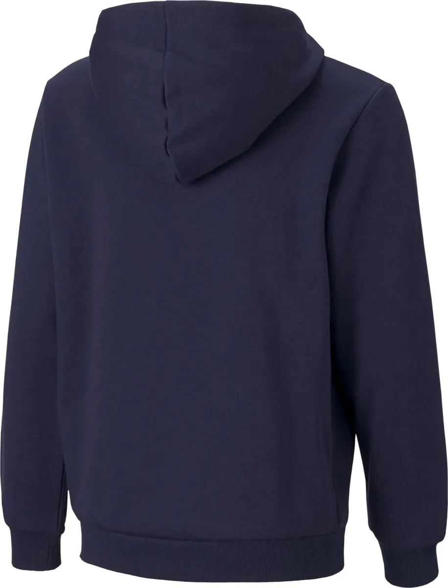 PUMA Essential Big Logo Hoodie FL B - Donkerblauw Maat 128