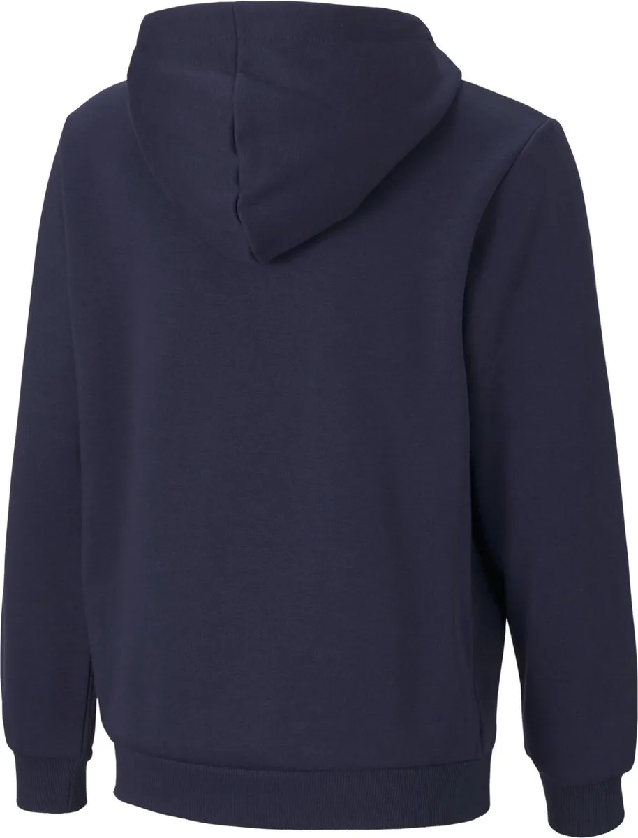 PUMA Essential Big Logo Hoodie FL B - Donkerblauw Maat 128