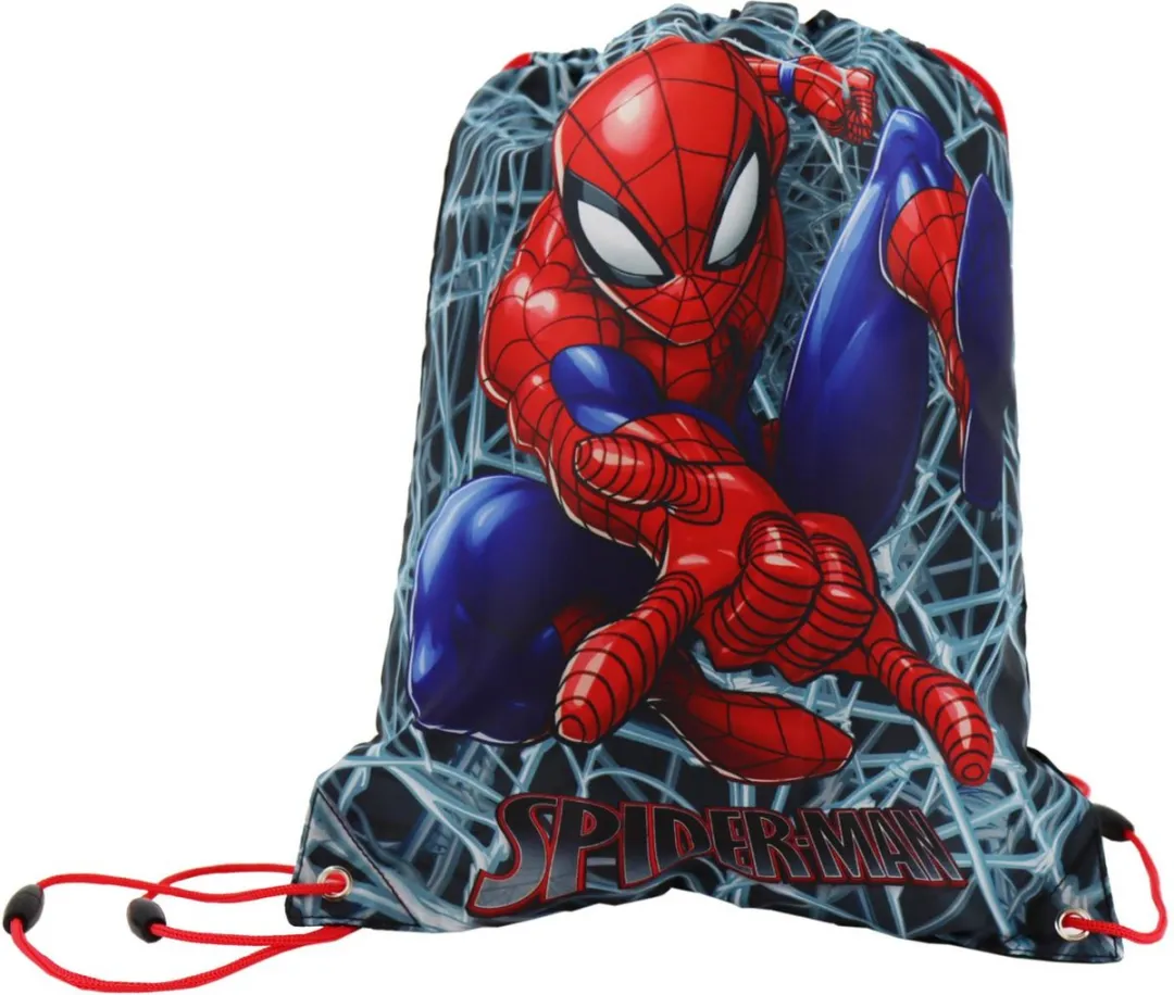 Spider-Man Gymtas - M - Blauw/Rood