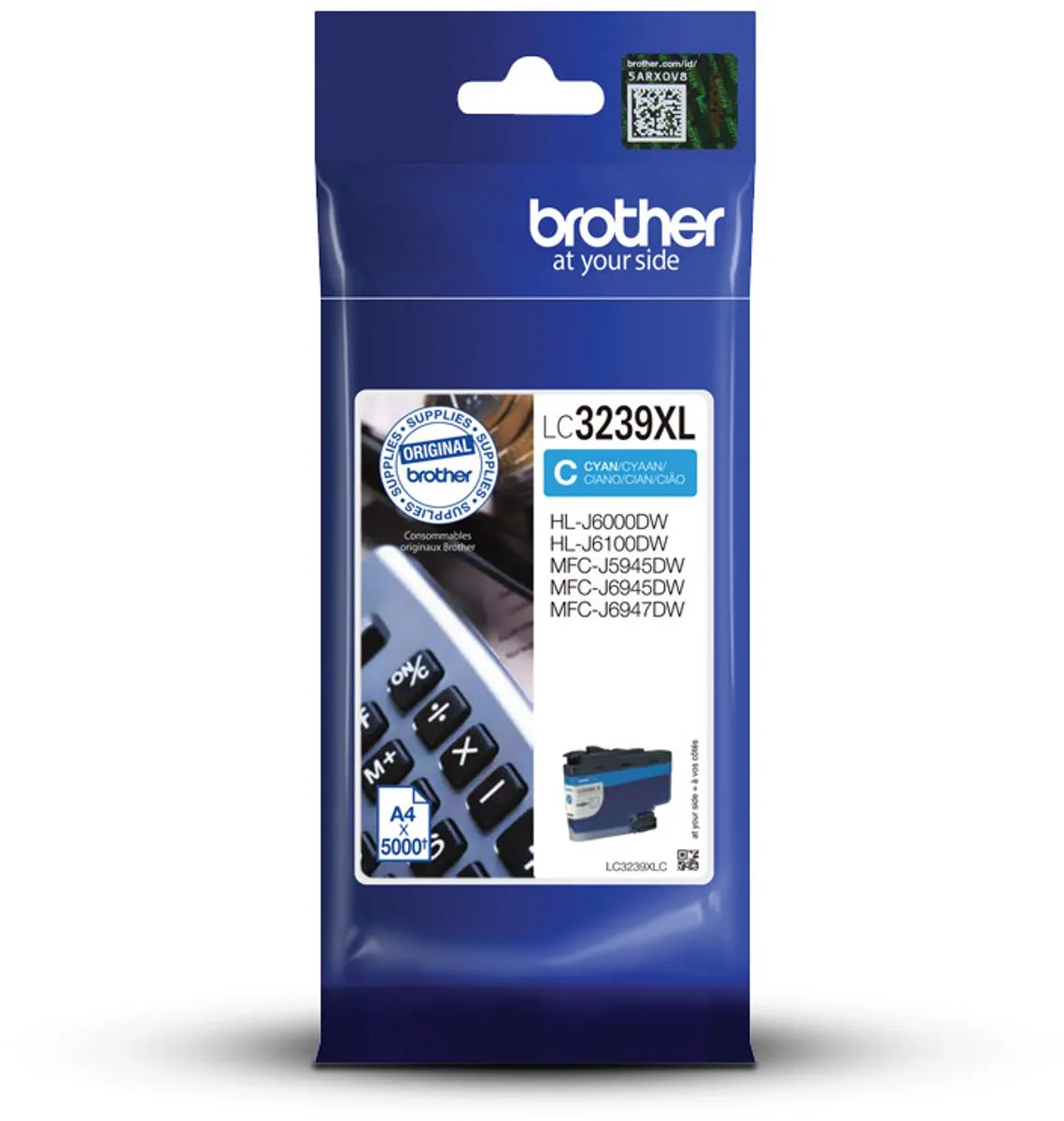 Brother LC-3239XLC Cyan XL-Inktcartridge