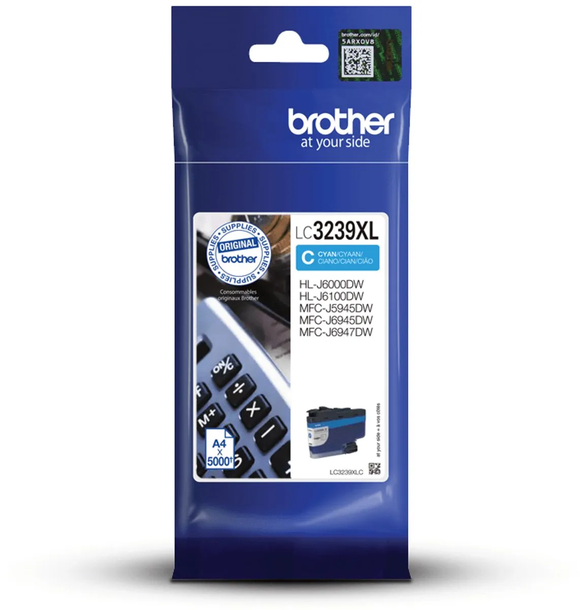 Brother LC-3239XLC Cyan XL-Inktcartridge
