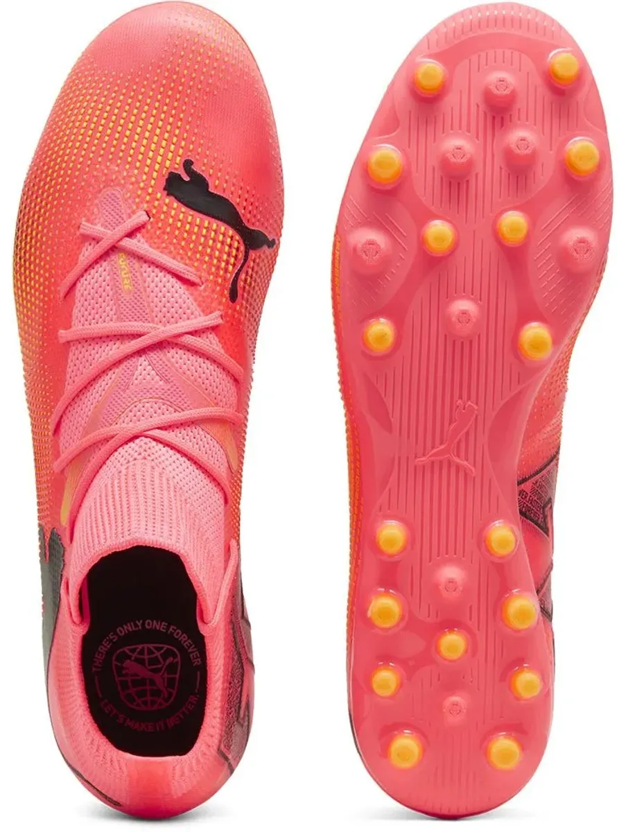 PUMA Future 7 Match Mg Voetbalschoenen 43 - Oranje