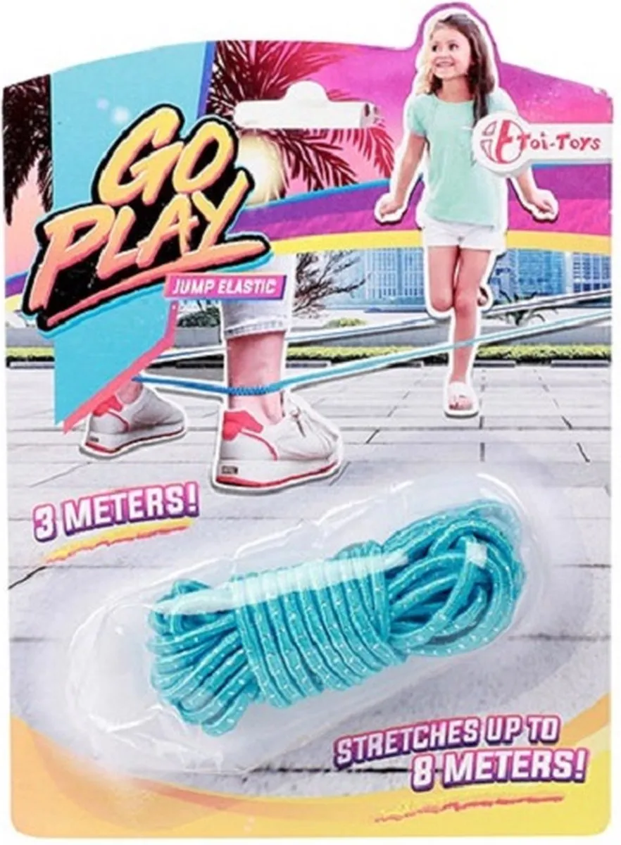 Toi-Toys GO PLAY Spring Elastiek 2,5m - 1 Stuks