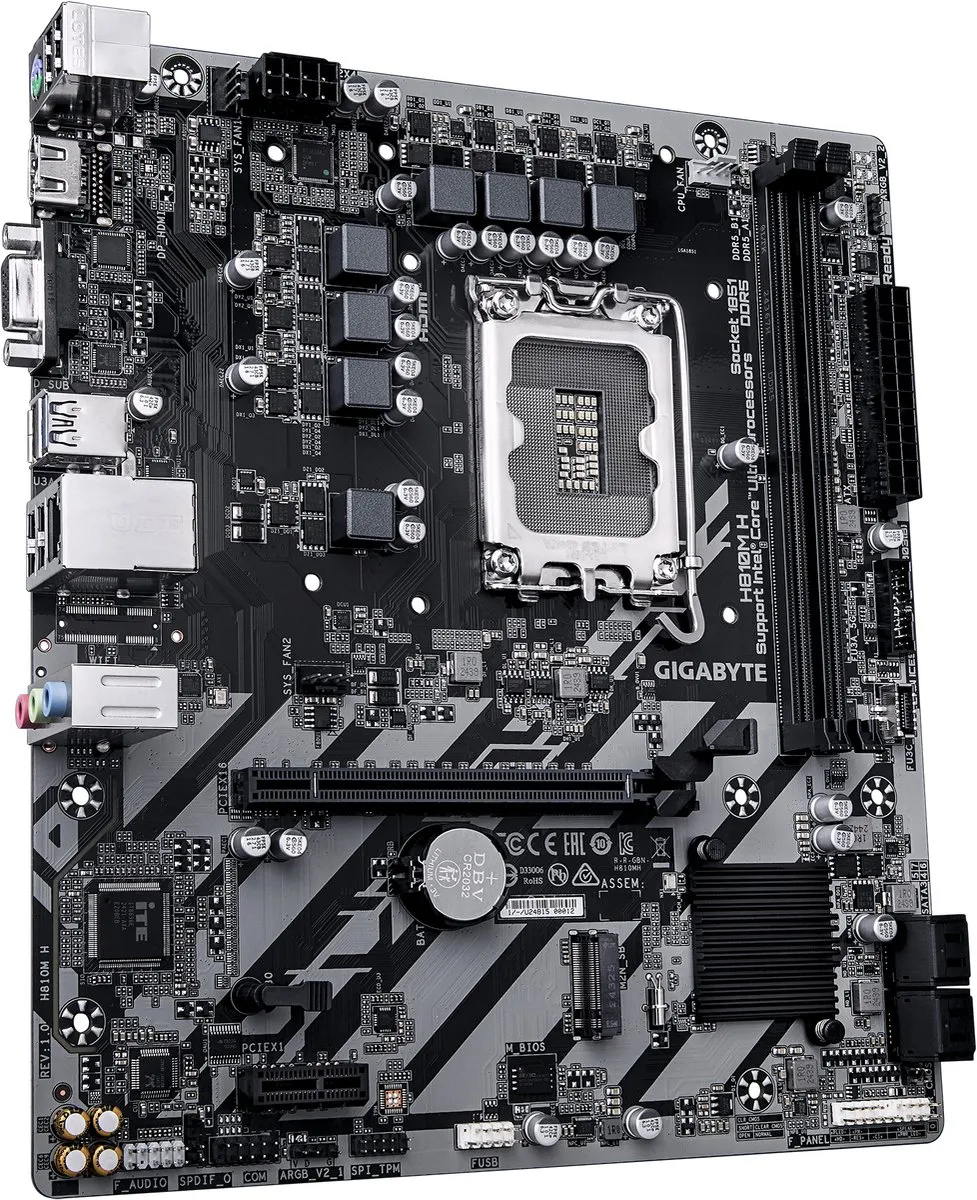 Gigabyte H810M H Micro ATX Moederbord - Intel H810