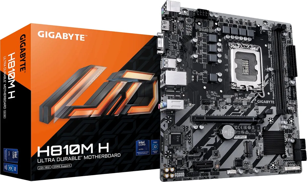 Gigabyte H810M H Micro ATX Moederbord - Intel H810