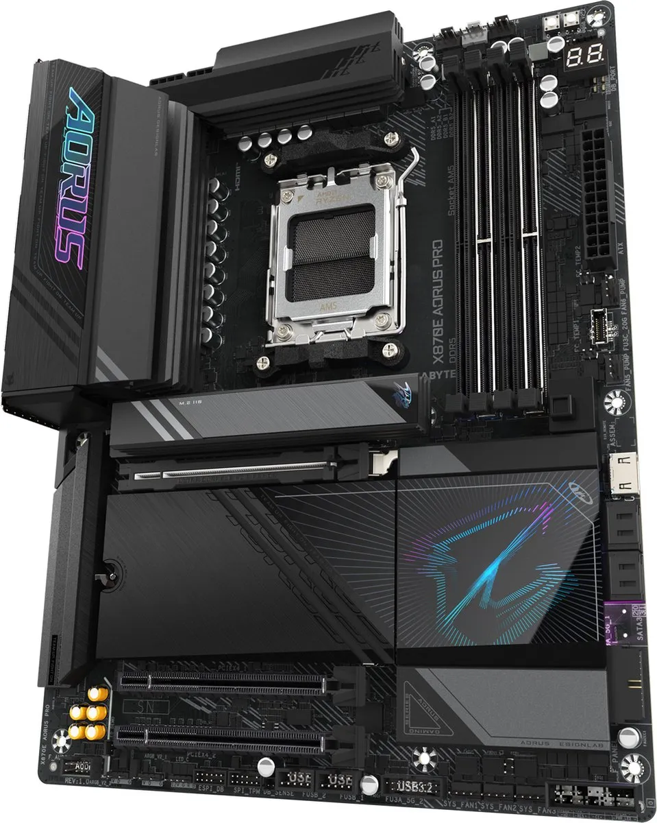 Gigabyte X870E AORUS PRO Moederbord - AM5
