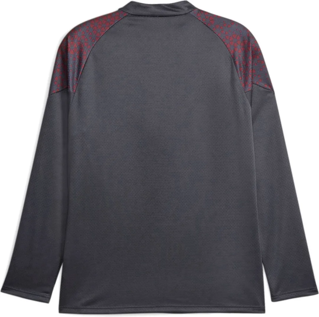 PUMA MCFC Training 1/4 Zip Top Heren - Grijs - S