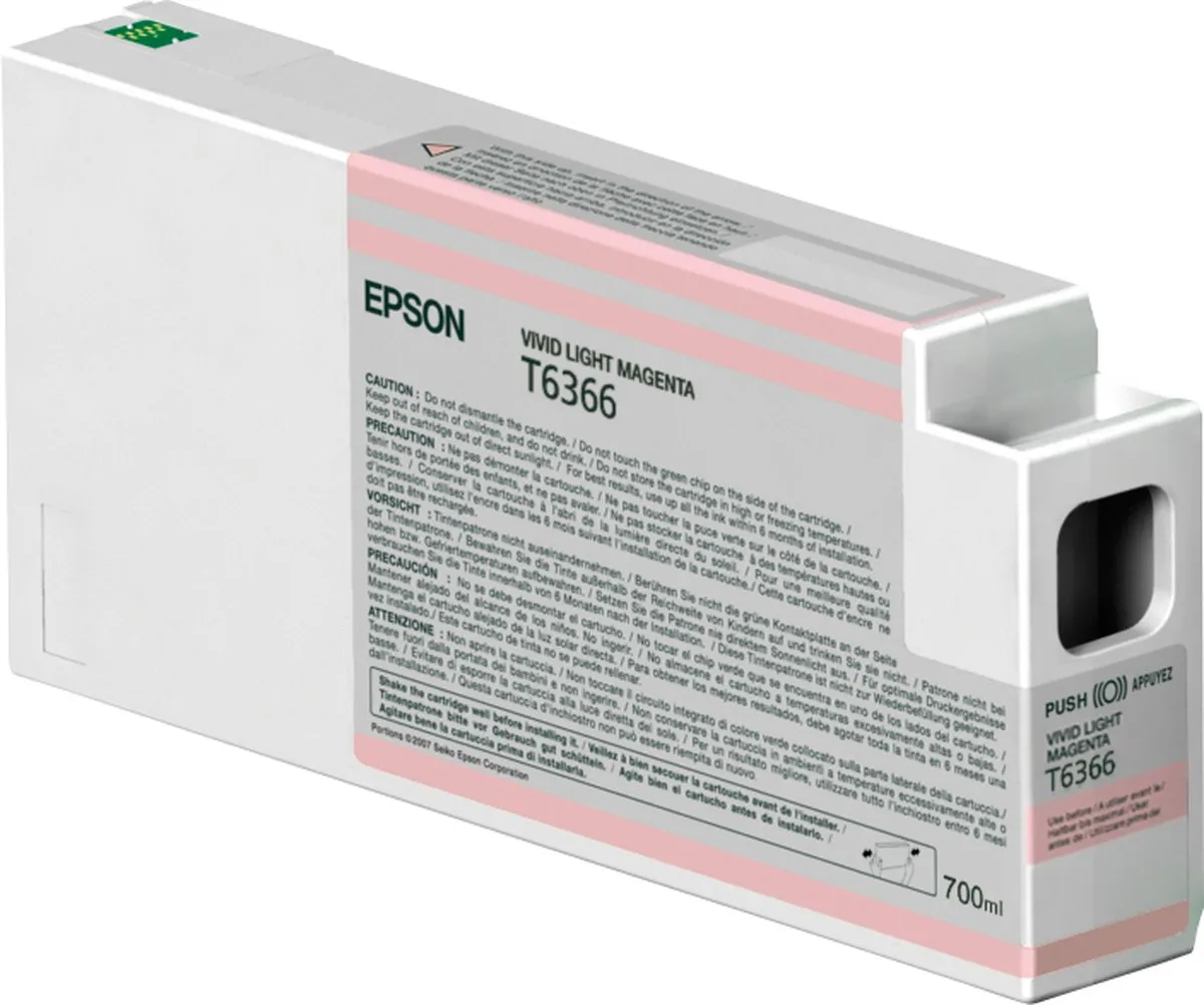 Epson T6366 Inktcartridge Licht Magenta