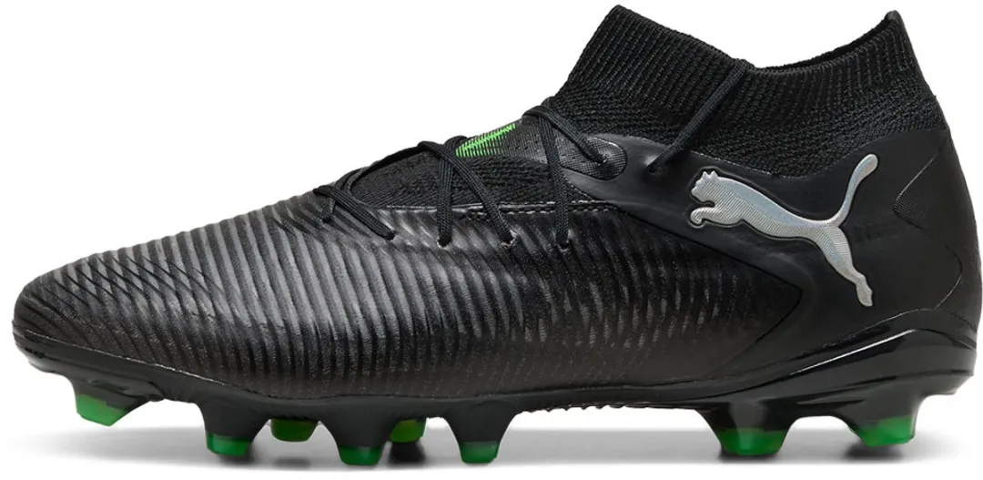 PUMA Future 8 Pro FG Voetbalschoenen 39 - Black/Silver/Fluo Green