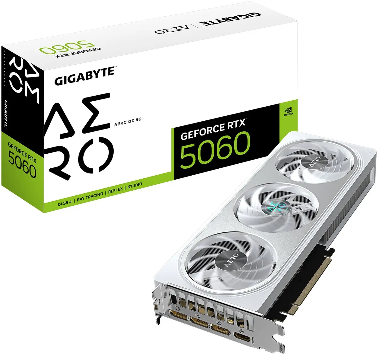 Gigabyte GeForce RTX 5060 AERO OC GV-N5060AERO OC-8GD
