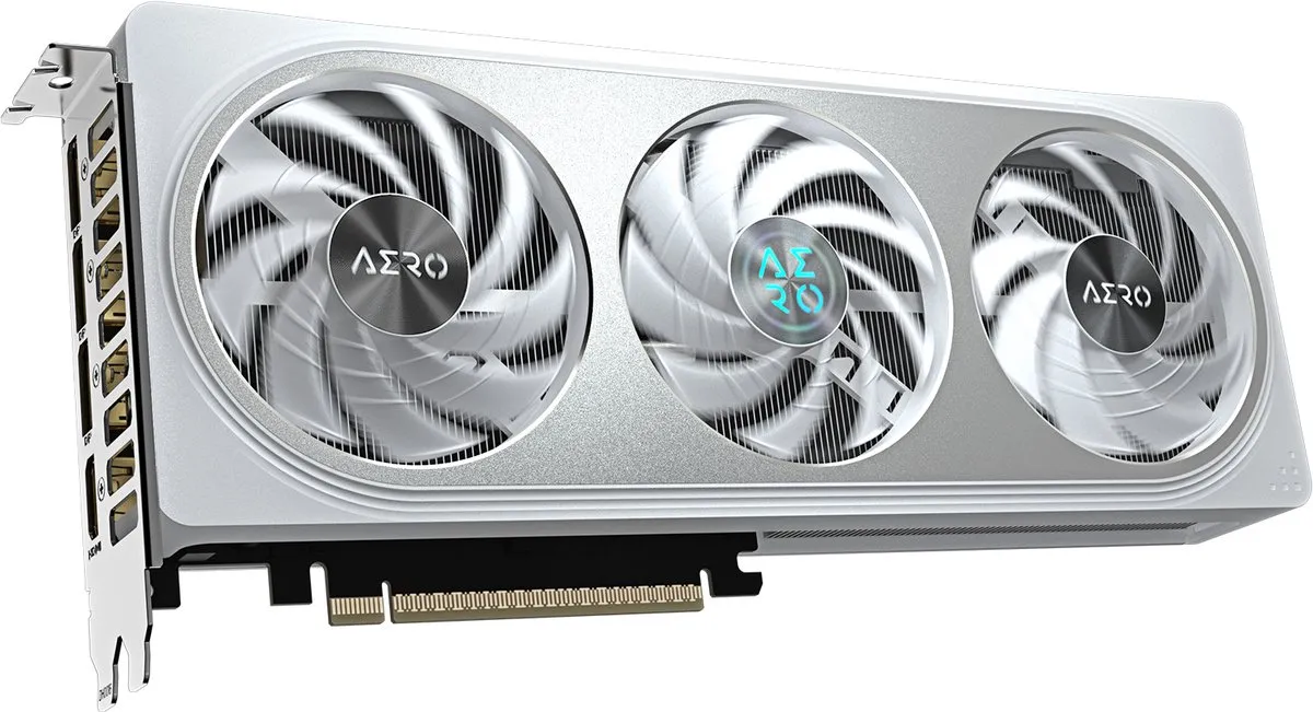 Gigabyte GeForce RTX 5060 AERO OC GV-N5060AERO OC-8GD - Wit
