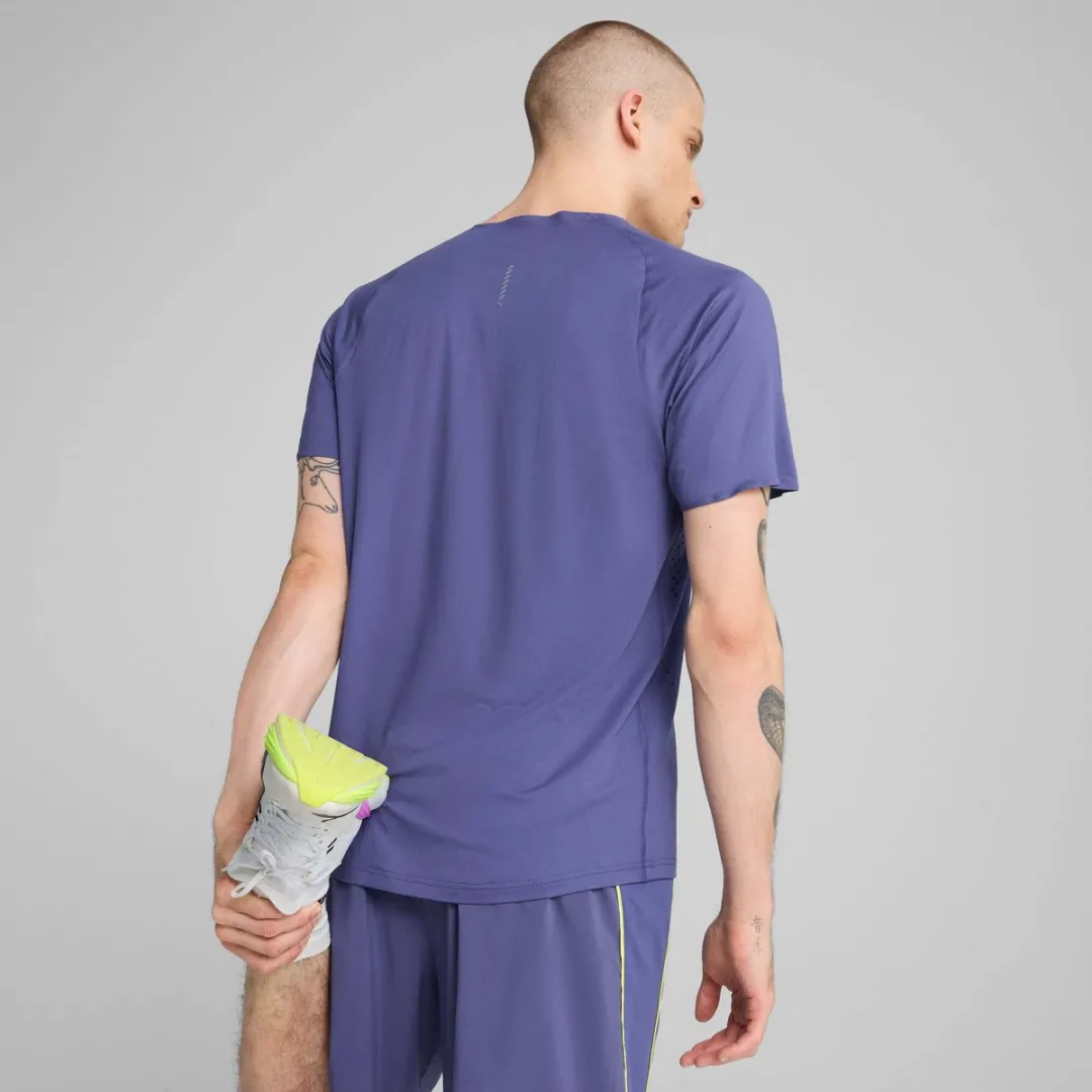 PUMA M Run Cloudspun T-shirt - XL - Blauw