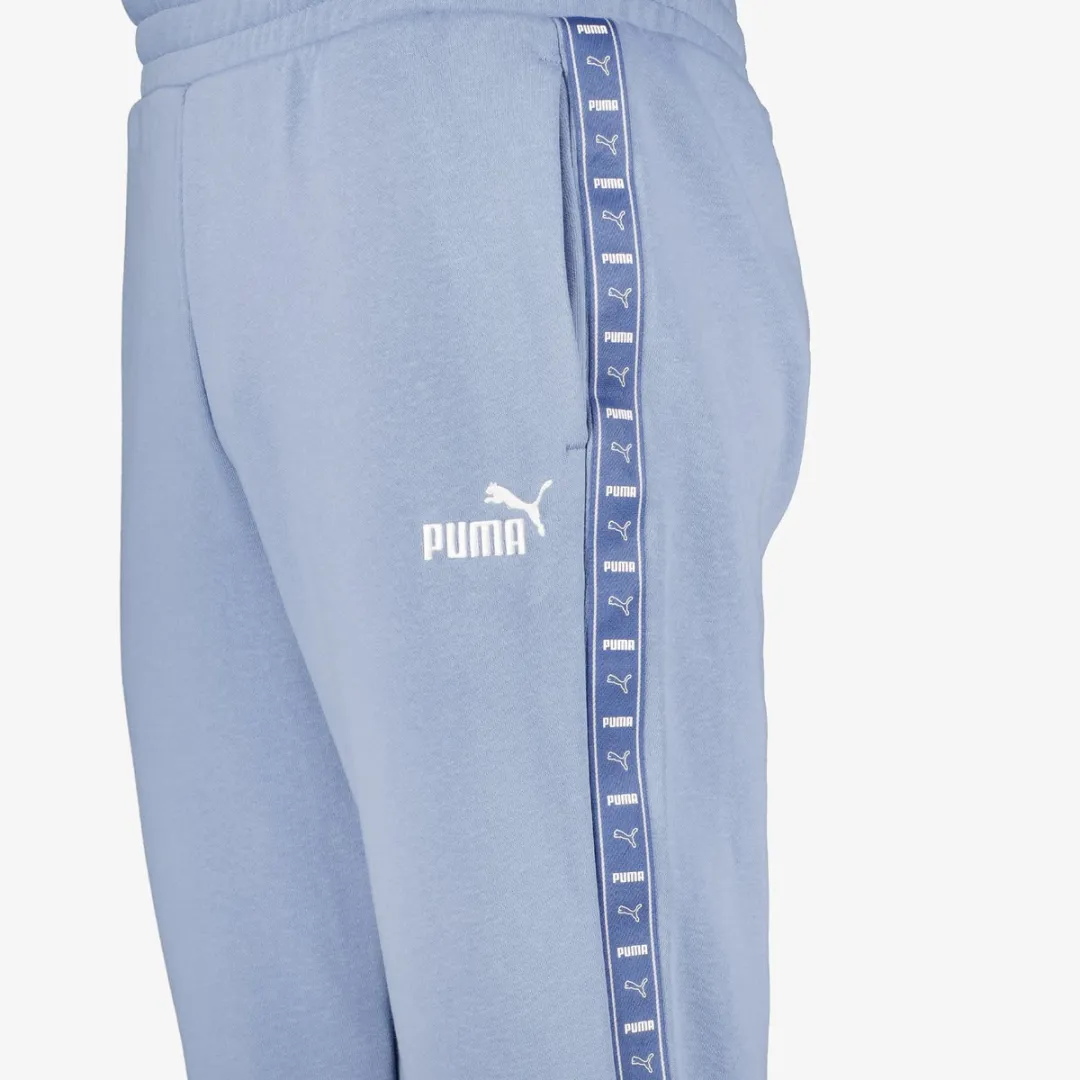 PUMA ESS Tape FL CL Heren Joggingbroek - XXL - Blauw