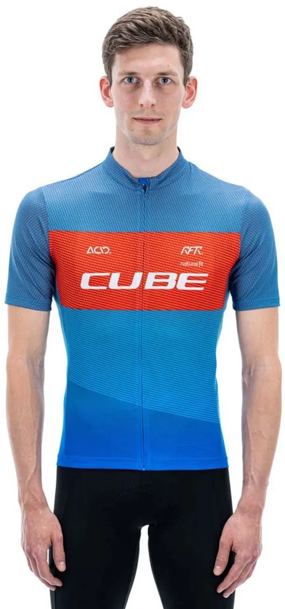 Cube Teamline Cmpt Korte Mouw Wielertrui M