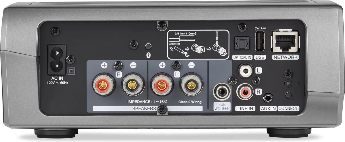 Denon HEOS AMP HS2 Draadloze Versterker - 100W - Space grey