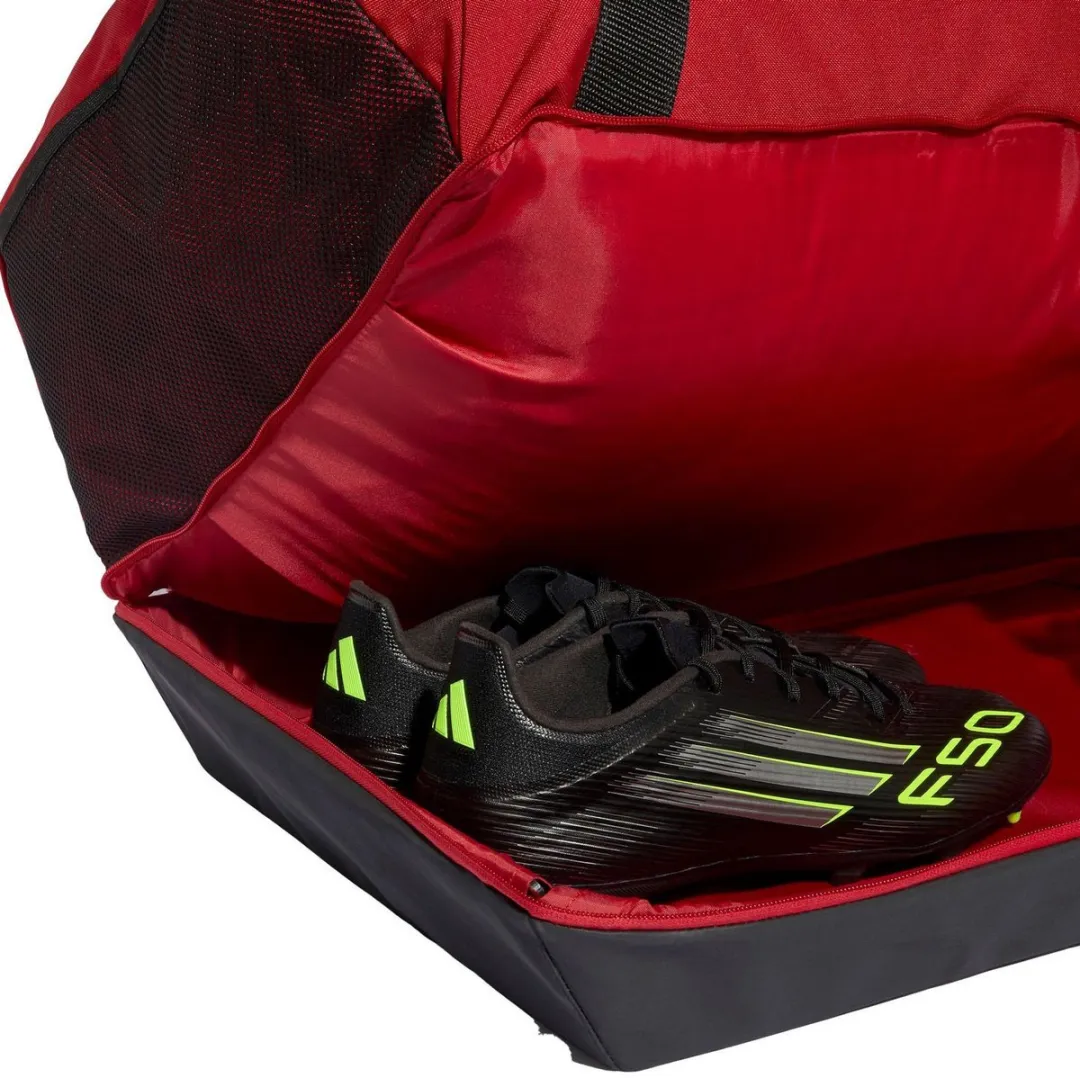 adidas Tiro BC Dufflebag L - 3 Vakken - Rood/Zwart/Wit
