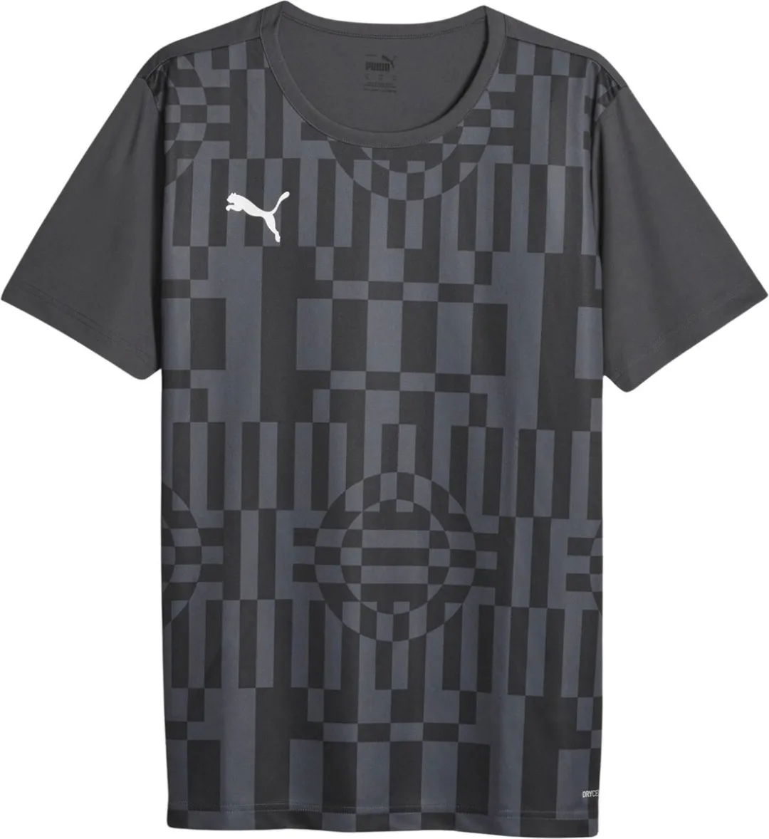 PUMA individualRISE Graphic Jersey Shirt Heren M - Grijs