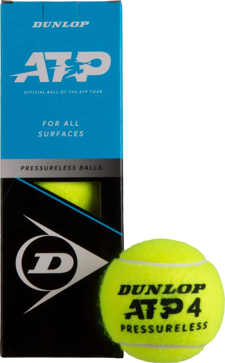 Dunlop ATP 4 Tennisballen - 3 Stuks