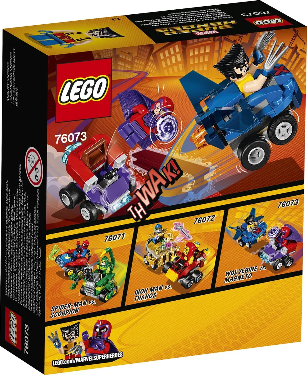 LEGO Super Heroes Mighty Micros Wolverine vs Magneto 76073