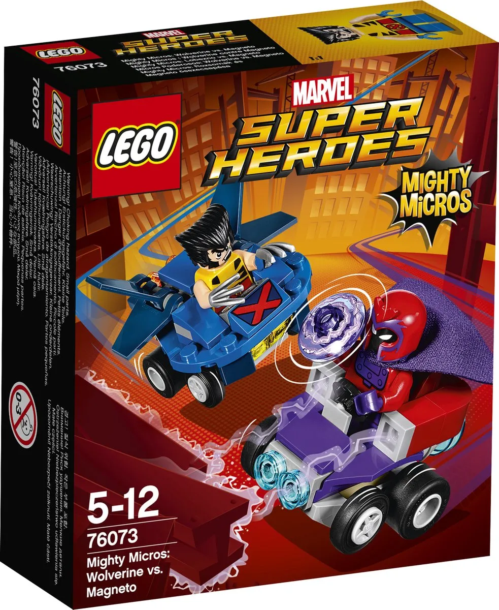 LEGO Super Heroes Mighty Micros Wolverine vs Magneto 76073