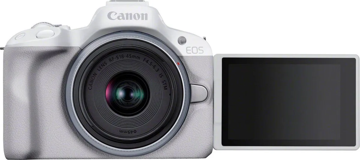Canon EOS R50 RF-S 18-45 IS STM - 24.2 MP - Wit