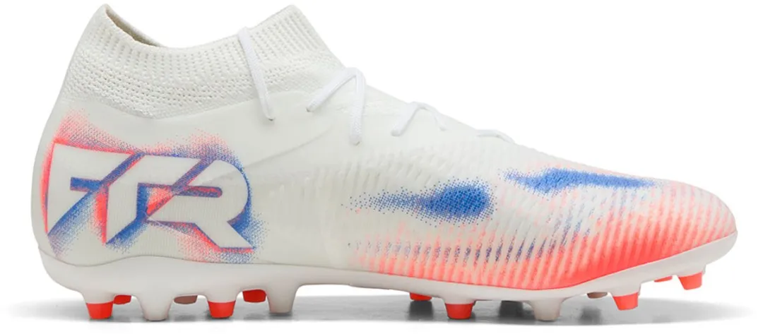PUMA Future 8 Match Mg Voetbalschoenen - Maat 40 - Wit