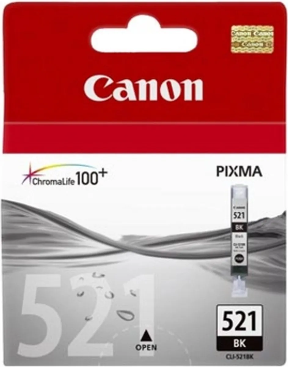 Canon CLI-521BK Inktcartridge - Zwart