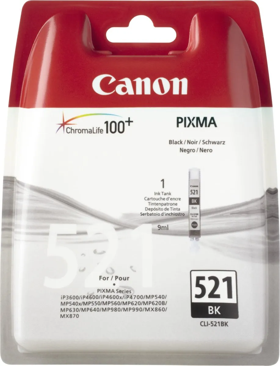 Canon CLI-521BK Inktcartridge
