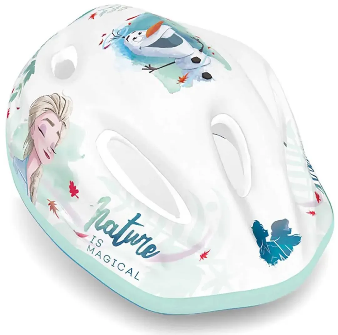 Disney Frozen 2 Fietshelm - Wit/Lichtblauw - Maat 52-56cm