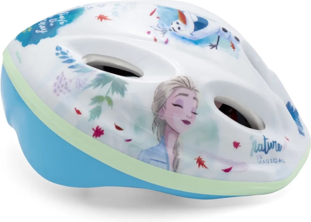 Disney Frozen 2 Fietshelm - Wit/Lichtblauw - Maat 52-56cm