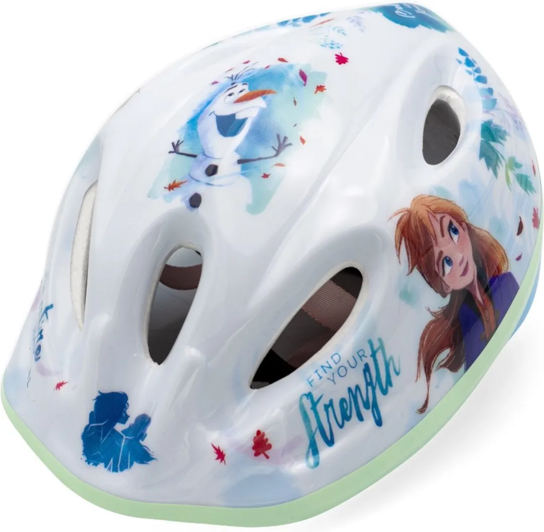 Disney Frozen 2 Fietshelm - Wit/Lichtblauw - Maat 52-56cm - afbeelding 6 van 6