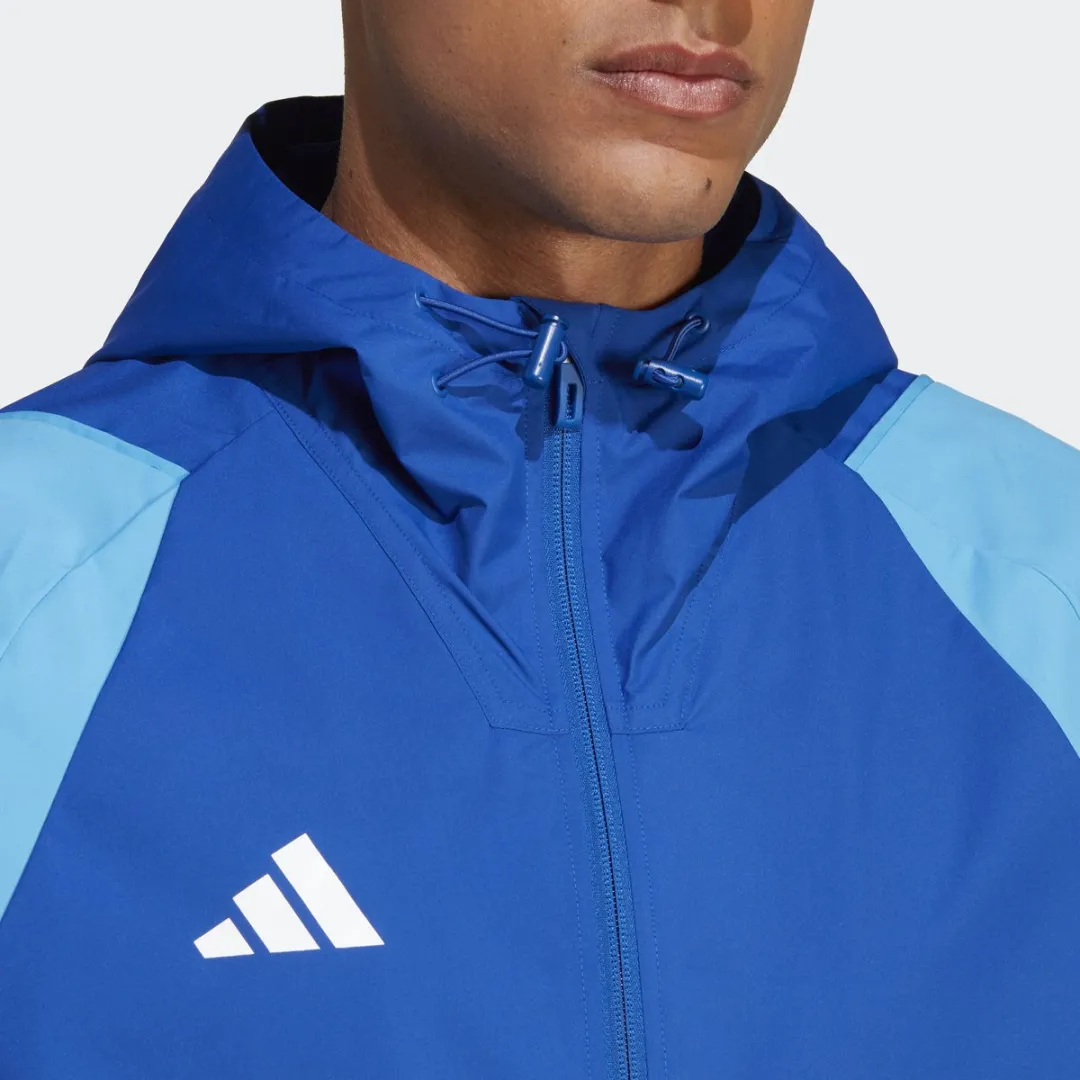 adidas Performance Tiro 23 Competition All-Weather Jack - Heren - Blauw XL