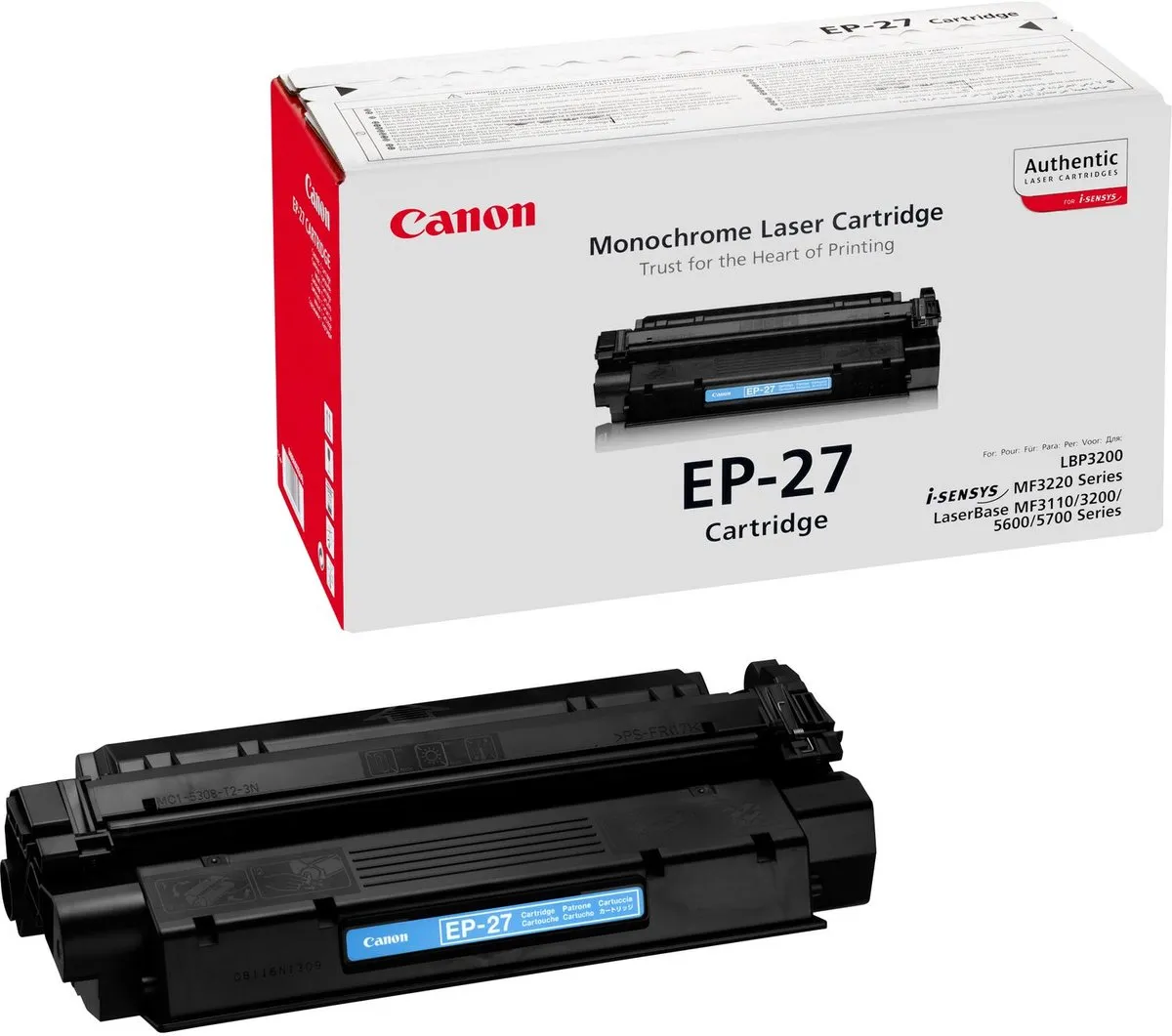 Canon EP-27 Tonercartridge - Zwart