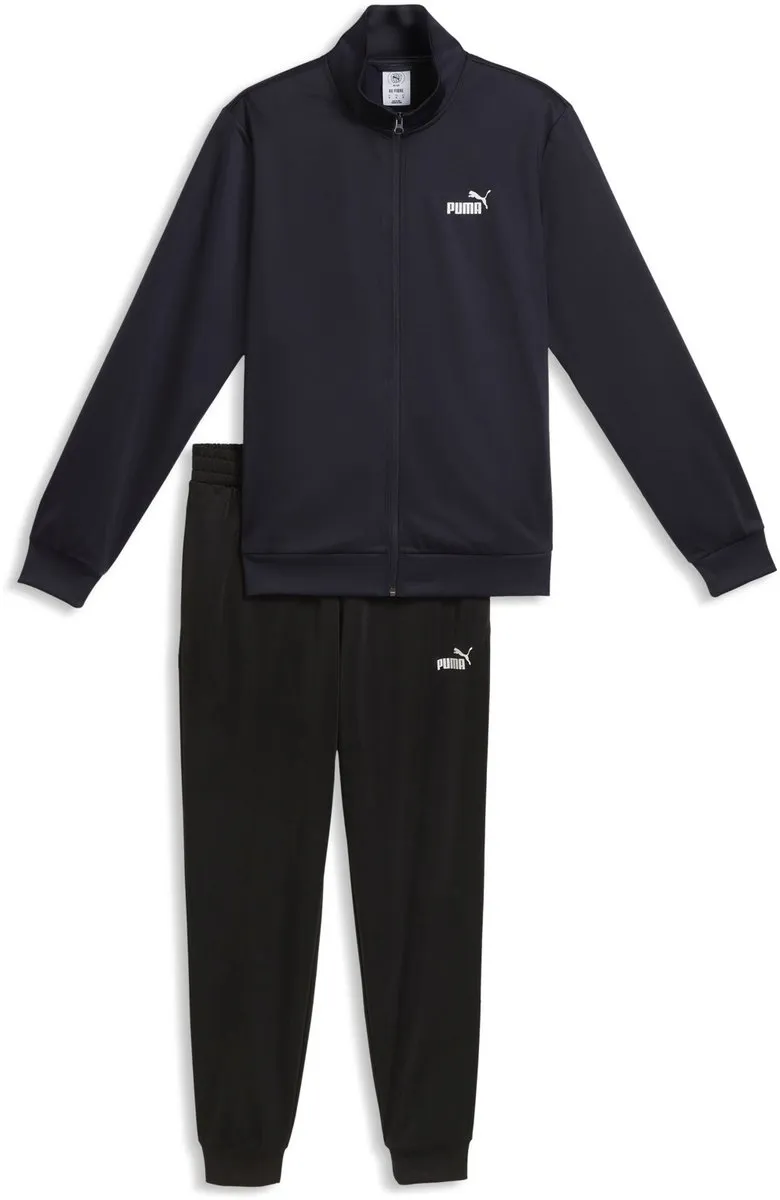 PUMA Ess No.1 Logo Poly Knitted Suit Heren Trainingspak