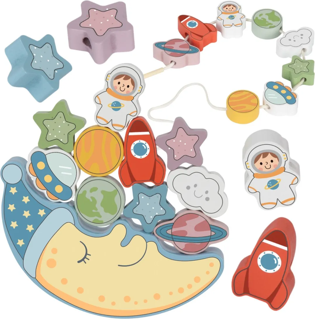 Tooky Toy Cosmic Sleeping Moon Balancerende Puzzel