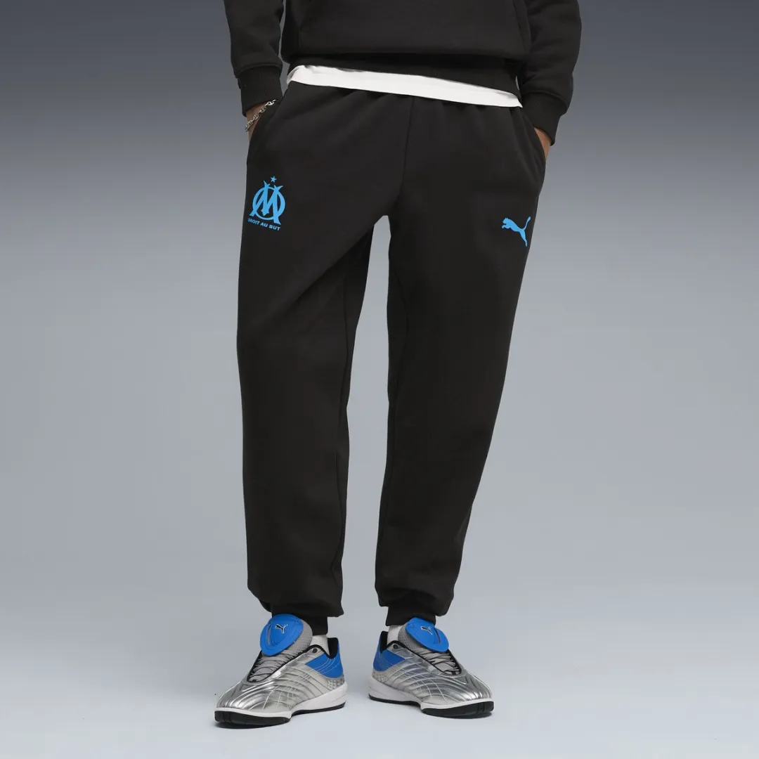 PUMA OM Essential Joggingbroek M - Zwart