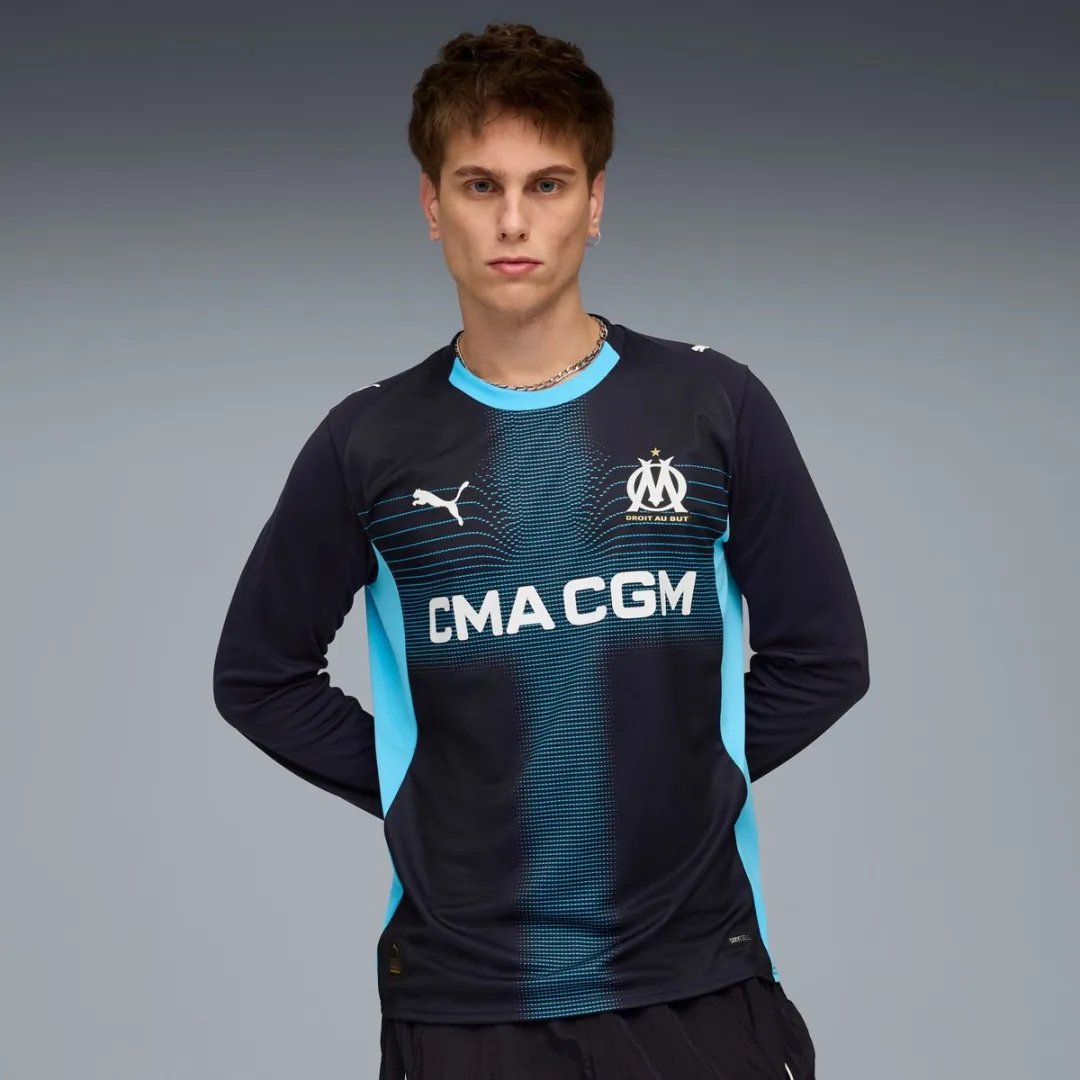 PUMA OM 2025/26 Buitenshirt Lange Mouwen - M - Blauw