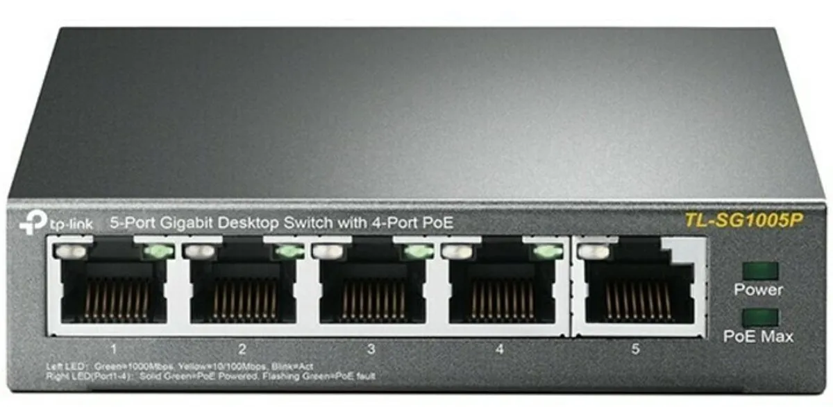 TP-Link TL-SG1005P 5-Poorts PoE Switch - 56W