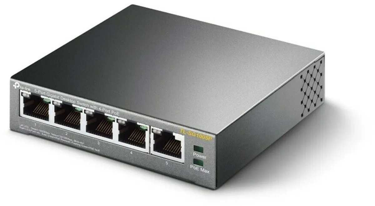 TP-Link TL-SG1005P 5-Poorts PoE Switch - 56W - afbeelding 6 van 8